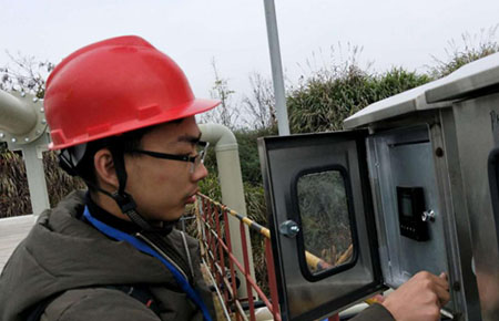 污水處理行業(yè)\聯(lián)測pH、電磁服役于浙江建業(yè)化工污水處理站